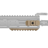 【MP製】 M-LOK & KEYMOD 両方対応 20mm レイルセクション 6種6枚セット (3 / 5 / 7 / 9 / 11 / 13スロット) 取付ナット付 樹脂製 / MP02013