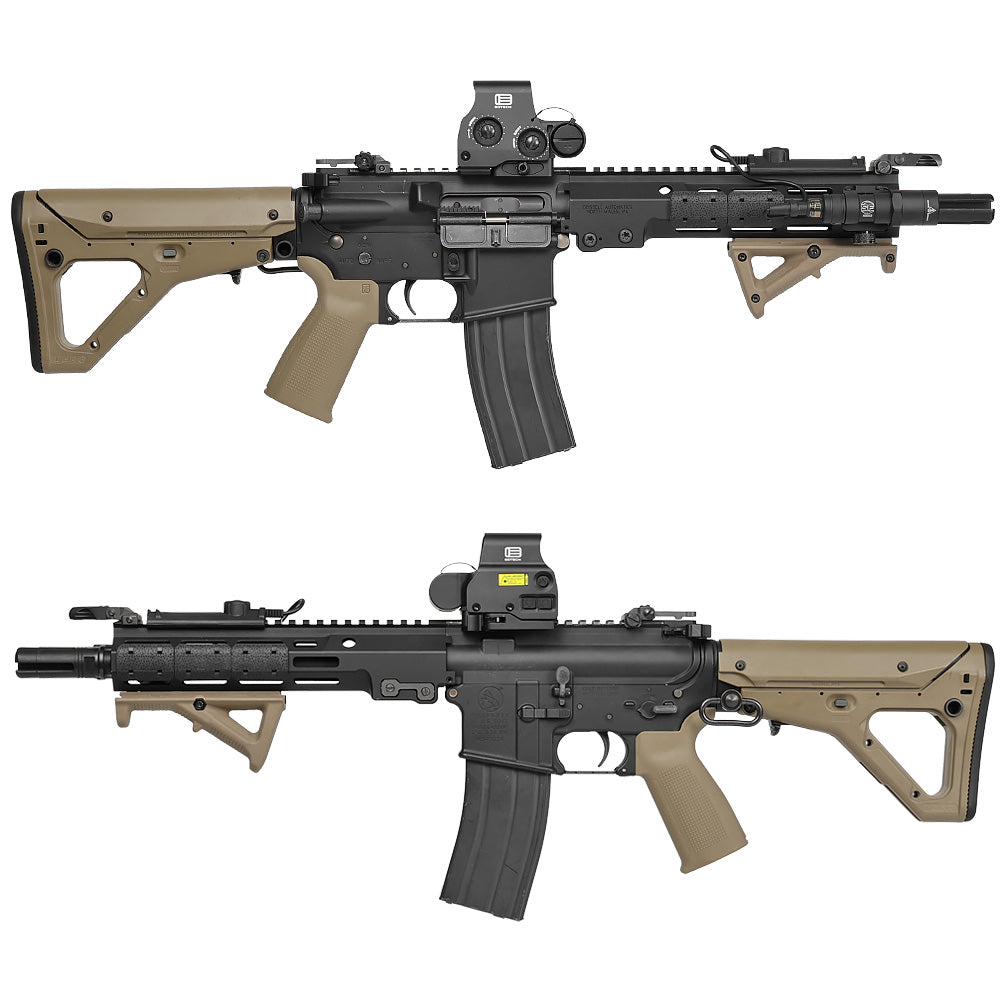 MP製】 M-LOK & KEYMOD 両方対応 20mm レイルセクション 6種6枚セット