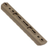 【MP製】 M-LOK & KEYMOD 両方対応 20mm レイルセクション 6種6枚セット (3 / 5 / 7 / 9 / 11 / 13スロット) 取付ナット付 樹脂製 / MP02013