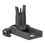 【 E&C 製 】 20mmレール 対応 Knights Armament KAC M4 フォールディング フロントサイト レプリカ 上下ゼロイン可能 金属製 BUIS / BK ブラック