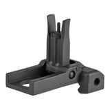 【 E&C 製 】 20mmレール 対応 Knights Armament KAC M4 フォールディング フロントサイト レプリカ 上下ゼロイン可能 金属製 BUIS / BK ブラック