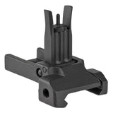 【 E&C 製 】 20mmレール 対応 Knights Armament KAC M4 フォールディング フロントサイト レプリカ 上下ゼロイン可能 金属製 BUIS / BK ブラック