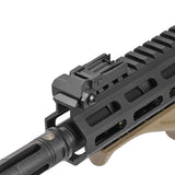 【 E&C 製 】 20mmレール 対応 Knights Armament KAC M4 フォールディング フロントサイト レプリカ 上下ゼロイン可能 金属製 BUIS / BK ブラック