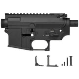 【 E&C 製 】 電動ガン QDV2 対応 VLTOR MUR-1 メタルフレーム & 外装パーツ セット 無刻印 アルミ合金製 [ EC-MP128 ] メタルレシーバー アッパー ロアー