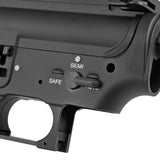 【 E&C 製 】 電動ガン QDメカボックス V2 対応 無刻印タイプ M4/M16 QDV2 アルミフレーム & 外装パーツ セット [ EC-MP128 ] メタルレシーバー アッパー ロアー