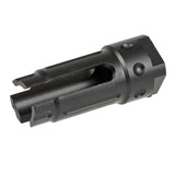 【 E&C 製 】 14mm逆ネジ 対応 Knights Armament KAC QDC 3Prong フラッシュハイダー レプリカ アルミ合金製 BK ブラック