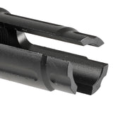 【 E&C 製 】 14mm逆ネジ 対応 Knights Armament KAC QDC 3Prong フラッシュハイダー レプリカ アルミ合金製 BK ブラック