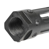 【 E&C 製 】 14mm逆ネジ 対応 Knights Armament KAC QDC 3Prong フラッシュハイダー レプリカ アルミ合金製 BK ブラック