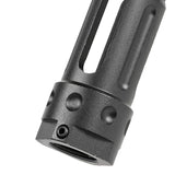 【 E&C 製 】 14mm逆ネジ 対応 Knights Armament KAC QDC 3Prong フラッシュハイダー レプリカ アルミ合金製 BK ブラック