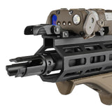 【 E&C 製 】 14mm逆ネジ 対応 Knights Armament KAC QDC 3Prong フラッシュハイダー レプリカ アルミ合金製 BK ブラック