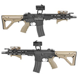【 E&C 製 】 14mm逆ネジ 対応 Knights Armament KAC QDC 3Prong フラッシュハイダー レプリカ アルミ合金製 BK ブラック