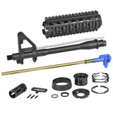 【 E&C 製 】 電動ガン M4/M16シリーズ 対応 M4 CQBR フロントコンバージョンキット (HOPチャンバー、インナーバレル付き） / BK ブラック