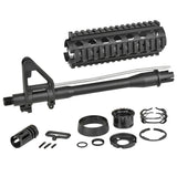 【 E&C 製 】 電動ガン M4/M16シリーズ 対応 M4 CQBR フロントコンバージョンキット アルミ合金製 20mmレール ハンドガード アウターバレル / BK ブラック
