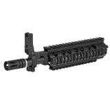 【 E&C 製 】 電動ガン M4/M16シリーズ 対応 SR16 RAS フロント コンバージョン キット (HOPチャンバー、インナーバレル付き） / BK ブラック