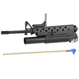 【 E&C 製 】 電動ガン M4/M16シリーズ 対応 M16A3 & M203 グレネードランチャー フロントコンバージョンキット (HOPチャンバー、インナーバレル付き） / BK ブラック