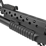 【 E&C 製 】 電動ガン M4/M16シリーズ 対応 M16A3 & M203 グレネードランチャー フロントコンバージョンキット (HOPチャンバー、インナーバレル付き） / BK ブラック