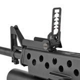 【 E&C 製 】 電動ガン M4/M16シリーズ 対応 M16A3 & M203 グレネードランチャー フロントコンバージョンキット (HOPチャンバー、インナーバレル付き） / BK ブラック