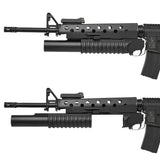 【 E&C 製 】 電動ガン M4/M16シリーズ 対応 M16A3 & M203 グレネードランチャー フロントコンバージョンキット (HOPチャンバー、インナーバレル付き） / BK ブラック