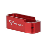 【 E&C 製 】M4 PMAGシリーズ対応 TTI マガジンエクステンション マガジンバンパー レプリカ CNCアルミ合金製 / RED レッド [MP183]