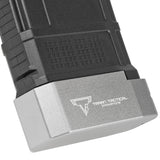 【 E&C 製 】M4 PMAGシリーズ対応 TTI マガジンエクステンション マガジンバンパー レプリカ CNCアルミ合金製 / RED レッド [MP183]