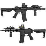 【 E&C 製 】 M4シリーズ対応 MFT BATTLELINK MINIMALIST カービンストック レプリカ 軽量ポリマー樹脂 QDスリングホール ＆ ラバーバットパッド付