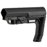 【 E&C 製 】 M4シリーズ対応 MFT BATTLELINK MINIMALIST カービンストック レプリカ 軽量ポリマー樹脂 QDスリングホール ＆ ラバーバットパッド付