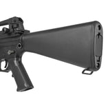 【 E&C 製 】電動ガン M4/M16シリーズ対応 M16A1 固定ストック レプリカ 強化ポリマー製 A1ストック / BK(ブラック)