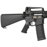 【 E&C 製 】電動ガン M4/M16シリーズ対応 M16A1 固定ストック レプリカ 強化ポリマー製 A1ストック / BK(ブラック)
