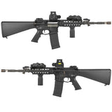 【 E&C 製 】電動ガン M4/M16シリーズ対応 M16A1 固定ストック レプリカ 強化ポリマー製 A1ストック / BK(ブラック)