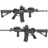 【 E&C 製 】電動ガン M4シリーズ対応 M16A1 / XM177 A1 ピストルグリップ レプリカ モーターグリップ 高強度ポリマー ヒートシンク付き