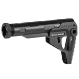 【 E&C 製 】電動ガン M4 / M16 シリーズ対応 SI ピットストック & レシーバーエクステンション セット レプリカ CNCアルミ合金製 BK ブラック