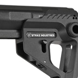 【 E&C 製 】電動ガン M4 / M16 シリーズ対応 SI ピットストック & レシーバーエクステンション セット レプリカ CNCアルミ合金製 BK ブラック