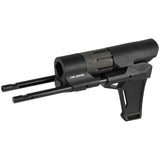 【 E&C 製 】電動ガン M4 シリーズ対応 SI PDW スタビライザー ブレース レプリカ 複合素材 (スチール/アルミ/樹脂/ゴム) / BK ブラック