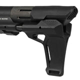 【 E&C 製 】電動ガン M4 シリーズ対応 SI PDW スタビライザー ブレース レプリカ 複合素材 (スチール/アルミ/樹脂/ゴム) / BK ブラック