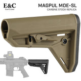 【 E&C 製 】 M4シリーズ対応 MAGPUL MOE-SL カービンストック レプリカ 軽量ポリマー樹脂