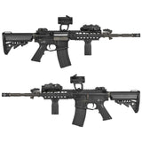 【 E&C 製 】 14mm 逆ネジ 対応 M16A1 バードケージ フラッシュハイダー レプリカ 6ポート アルミ合金製