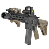【 E&C 製 】 14mm逆ネジ 対応 AAC BLACKOUT 51T フラッシュハイダー & BLASTOUT ブラストシールド レプリカ セット ブラストダイバータ アルミ合金製