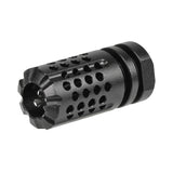 【 E&C 製 】 14mm逆ネジ 対応 SLR Synergy Mini Comp 5.56 コンペンセイター レプリカ アルミ合金製 / BK ブラック