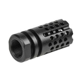 【 E&C 製 】 14mm逆ネジ 対応 SLR Synergy Mini Comp 5.56 コンペンセイター レプリカ アルミ合金製 / BK ブラック