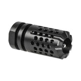 【 E&C 製 】 14mm逆ネジ 対応 SLR Synergy Mini Comp 5.56 コンペンセイター レプリカ アルミ合金製 / BK ブラック