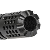 【 E&C 製 】 14mm逆ネジ 対応 SLR Synergy Mini Comp 5.56 コンペンセイター レプリカ アルミ合金製 / BK ブラック