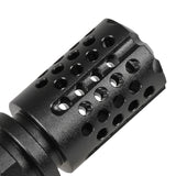 【 E&C 製 】 14mm逆ネジ 対応 SLR Synergy Mini Comp 5.56 コンペンセイター レプリカ アルミ合金製 / BK ブラック