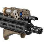 【 E&C 製 】 14mm逆ネジ 対応 SLR Synergy Mini Comp 5.56 コンペンセイター レプリカ アルミ合金製 / BK ブラック