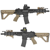【 E&C 製 】 14mm逆ネジ 対応 SLR Synergy Mini Comp 5.56 コンペンセイター レプリカ アルミ合金製 / BK ブラック