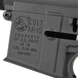 【 E&C 製 】 電動ガン M4/M16 対応 CNC刻印タイプ M16VN ベトナム アルミフレーム & 外装パーツ セット [ MP312C ]  Colt AR15 メタルレシーバー アッパー ロアー