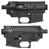 【 E&C 製 】 電動ガン M4シリーズ 対応 TTI TR-1 メタルフレーム & 外装パーツ セット リアル刻印入り アルミ合金製 メタルレシーバー アッパー ロアー