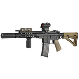 【 5KU 製 】14mm逆ネジ対応 KAC QDC/CRS-PRT サプレッサー ＆ シュラウド レプリカセット アルミ合金製 ハードアナダイズド仕上げ