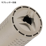 【 5KU 製 】14mm逆ネジ対応 KAC QDC/CRS-PRT サプレッサー ＆ シュラウド レプリカセット アルミ合金製 ハードアナダイズド仕上げ