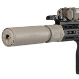 【 5KU 製 】14mm逆ネジ対応 KAC QDC/CRS-PRT サプレッサー ＆ シュラウド レプリカセット アルミ合金製 ハードアナダイズド仕上げ