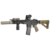 【 5KU 製 】14mm逆ネジ対応 KAC QDC/CRS-PRT サプレッサー ＆ シュラウド レプリカセット アルミ合金製 ハードアナダイズド仕上げ